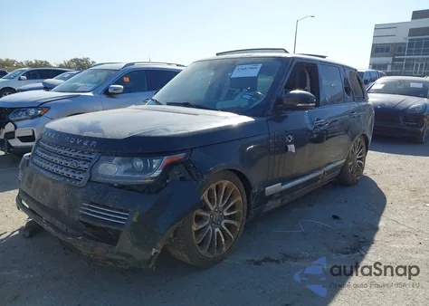 2014 Land Rover Range Rover 5.0L V8 Supercharged Autobiography из США, поврежденный, VIN SALGV2EF2EA127481